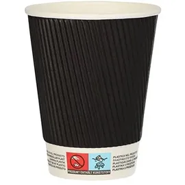 Papstar Trinkbecher Pappe 0,4 l 25 St. Ripple Wall