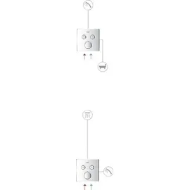 Grohe SmartControl mit 2 Absperrventilen chrom