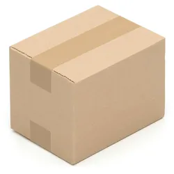 KK Verpackungen 200 x Faltkartons 200 x 150 x 150 mm - Versandverpackung braun 1 wellig