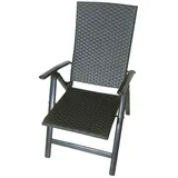 Sedex Klappsessel Palma 59 x 59 x 108 cm grau 2 St.