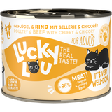 Lucky Lou Sterilized 6 x 200 g - Geflügel & Rind