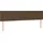 vidaXL Boxspringbett mit Matratze Dunkelbraun 180x200 cm Stoff