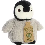 aurora toys Aurora, 35083, Eco Nation Mini Pinguin, 13cm,Eco-Friendly Plüschtier, Grau