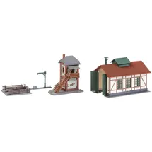 FALLER Nebenbahnlokschuppemit Blockstelle 222108 N