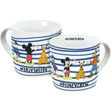 Geda Labels Tasse Mickey & Friends Crew 0,3 l Blau