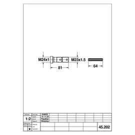 Grohe Verlängerung 80 mm Unterputzventil