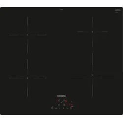 Siemens EU611BEB6E, iQ100, Induktionskochfeld, 60 cm, Schwarz, Rahmenlos aufliegend