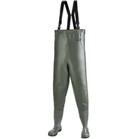 NORWAY Premium-Wathose 600g/m2 mit Stiefel S5 grün - 46