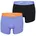 Happy Shorts Boxershorts Lila Orange Schwarz Weiß M
