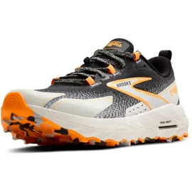 Brooks Herren Trailrunningschuhe Cascadia 18, Black/Blue Wash/Orange, 45 1⁄2