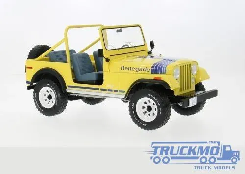 MCG Jeep CJ-7 Renegade 1980 hellgelb/Dekor MCG18552