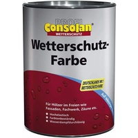 2,5 Liter Consolan Profi Wetterschutzfarbe Holzschutz  Weiß 201