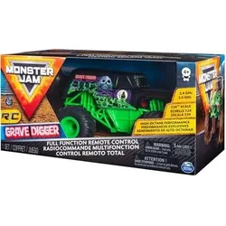 SPIN MASTER 54826 1:24 MNJ MONSTER JAM Grave Digger RC Truck, ferngesteuert