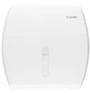 CWS Clear plus Jumbo Toilettenpapierspender weiß, abschließbar 1701512 , Farbe: weiß