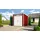 Weka Gartenhaus 264 2,35 x 2,39 m rot