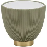 Kare Beistelltisch Endless Vegas Grün/Messingfarben