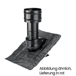 Zehnder Dachhaube 160 Steildach rot 6 - 60 Grad