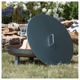 Czaja Feuerschale Czaja® Feuerschalen Deckel - Deckel für alle Feuerschalen Ø 80 cm silberfarben