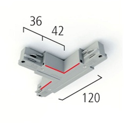 T-VERBINDER M.EINSPEIS.SCHWARZ EU30SCHWARZ  SCHUTZL. LINKS