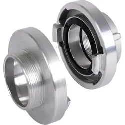 Storz-Festkuppl., Aluminium Knet-Legierung, NBR weiß, PN16bar, 75-B, AG-G 2.1/2" - weiß
