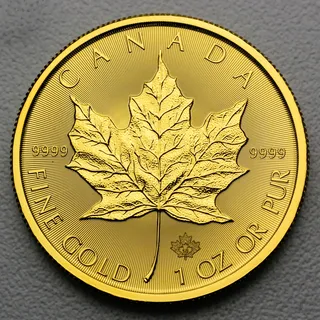Goldmünze 1oz Maple Leaf verschiedene Jahrgänge (Kanada)