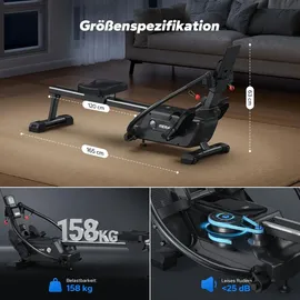 Merach Rudergerät 2025 Schwarz