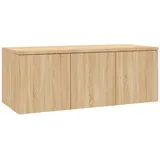 vidaXL TV-Schrank Sonoma-Eiche 80x34x30 cm Holzwerkstoff