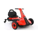 TPFLiving Elektro-Kinderquad eDrift Kart rot - Kinderauto - Elektroauto - Elektro-Gokart - Sicherheitsgurt