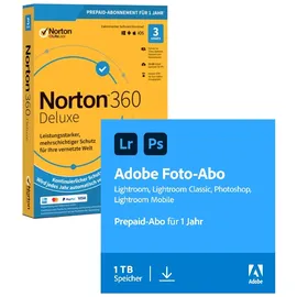 Adobe Creative Cloud Foto-Abo 1 TB 1 Jahr Win / Mac