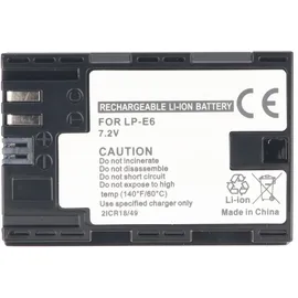 AccuCell Akku passend für Canon LP-E6, EOS 7D, EOS 5D MarkII, 1900mAh