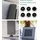 Dehner Chicago Loungebank 3-Sitzer grau/silber