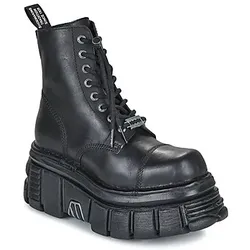New Rock  Damenstiefel NEW MILI  in Schwarz, 43
