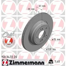 ZIMMERMANN Bremsscheibe 150.3472.20
