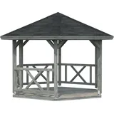 Palmako Betty 4,23 x 4,23 m Grau
