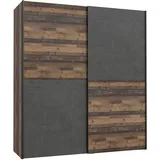 Forte Schwebetürenschrank DEDERIK 170x190cm