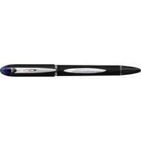 Faber-Castell Uni-ball, Schreibstifte, Roller JETSTREAM SX-210 Tintenroller schwarz/silber 0,5 mm, Schreibfarbe: blau,