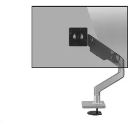 Humanscale M8.1 Monitor Tischhalterung Durchschraub schräg, silber