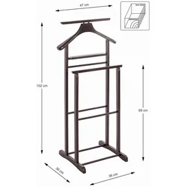 Haku-Möbel Herrendiener 30869 Braun
