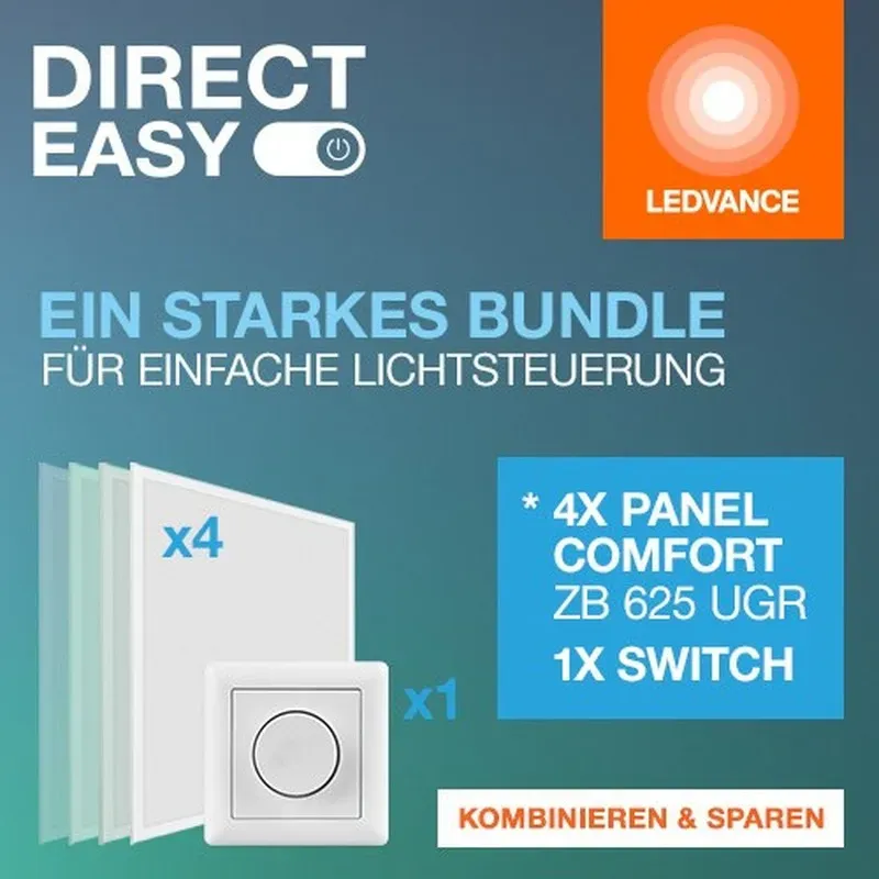 Ledvance Panel M625-Paket DIRECTEASYKIT4XPLC..
