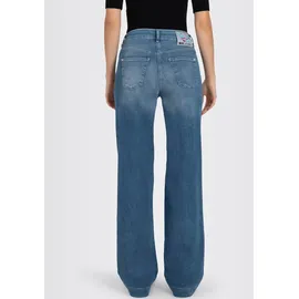 MAC Dream Wide Leg Jeans in mittelblauer Waschung-D38 / L32