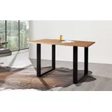 Trelevo® Baumkantentisch Mailo 140 cm x 77 cm x 80 cm