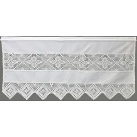 HOSSNER - ART OF HOME DECO Gardine "Achental" Gr. 1, weiß, B:90cm H:150cm, Baumwolle, HOSSNER - ART OF HOME DECO, Gardinen, Gardine
