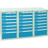 Schubladenschrank ESTA3 900 x 1500 x 500mm RAL 35/5012