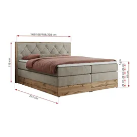 MKS Veneto King 200 x 200 cm H4 Beige