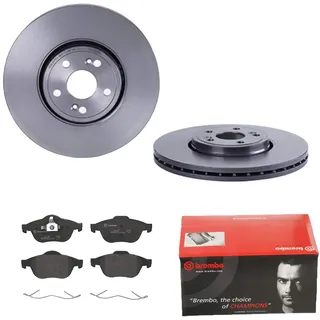 Brembo BREMSSCHEIBEN COATED Ø324mm + BREMSBELÄGE VORNE FÜR RENAULT ESPACE 4