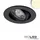 ISOLED LED Einbauleuchte Slim68 9W rund schwarz