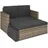 Tectake Korfu Rattan Lounge 2-Sitzer beige