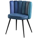 Kawola Esszimmerstuhl, Blau, Kunststoff, 59x86x55 cm, Esszimmer, Stühle, Esszimmerstühle, Vierfußstühle
