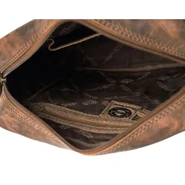 GREENLAND Nature Montenegro Umhängetasche Leder 21 cm Braun