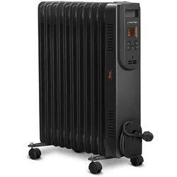 TROTEC Ölradiator TRH 25 E 3 Heizstufen 2.500 W Heizleistung 11-Rippen-Radiator